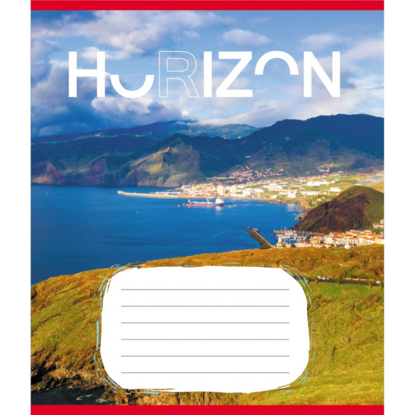 Зошит загальний "Горизонт" 096-640014L-5 в лінію 96 аркушів