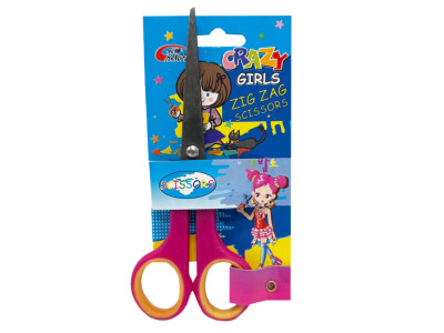 Дитячі ножиці канцелярські "№6 Scissors C" 50434(Violet) довжина 143 см леза 75 см