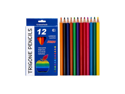 Олівці "JAMBO" COLOR-IT CR765-12 12 кольорів