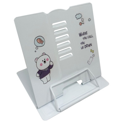 Підставка для книг "Bear" 555-328-S(White) металева Підставка для книг "Bear" 555-328-S(White) металева