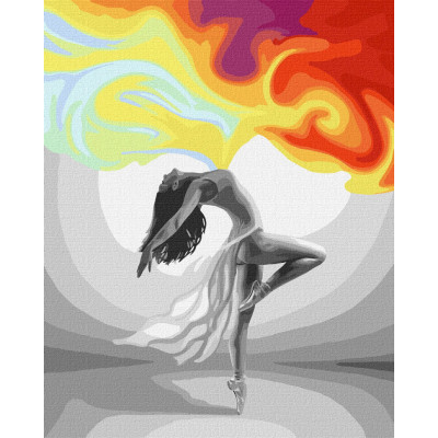 Картина за номерами "Чуттєвий танець" Ідейка KHO4849 40х50 см