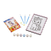 Дитячий набір для розпису по дереву "Єдиноріг" Puz-22981 формат А5