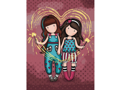 Картина за номерами "Fireworks Santoro Gorjuss Collection" KHO8681 30х40 см