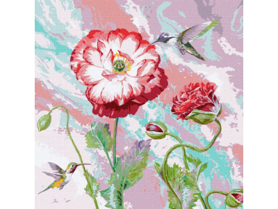 Картина за номерами "Легкий етюд" ©Ira Volkova Ідейка KHO3219 40х40 см