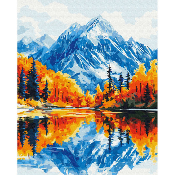 Картина за номерами "Осінь у горах" BS54178 40х50 см
