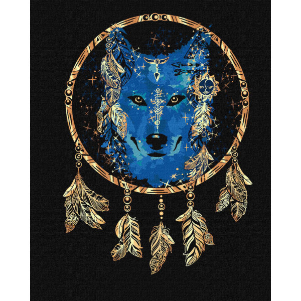 Картина за номерами "Ловець снів" Ідейка KHO4336 40х50см Картина за номерами "Ловець снів" Ідейка KHO4336 40х50см