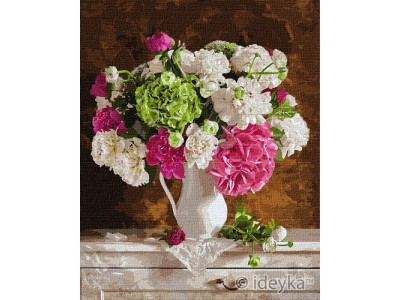 Картина за номерами. Ідейка "Ніжність в букеті" 40х50 см KHO2953