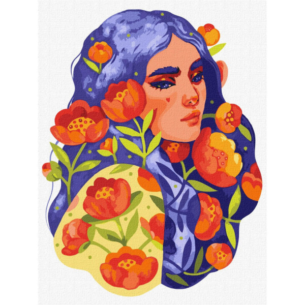 Картина за номерами "Синьоока весна" ©lesya_nedzelska_art Ідейка KHO2661 30х40 см Картина за номерами "Синьоока весна" ©lesya_nedzelska_art Ідейка KHO2661 30х40 см