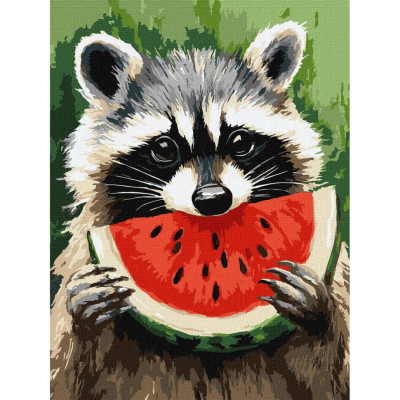 Картина за номерами "Соковитий кавун" ©art_selena_ua KHO6745 30х40 см