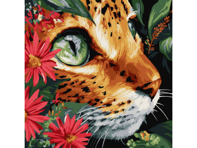 Картина за номерами "Бездонні очі" ©art_selena_ua KHO6792 40х40 см