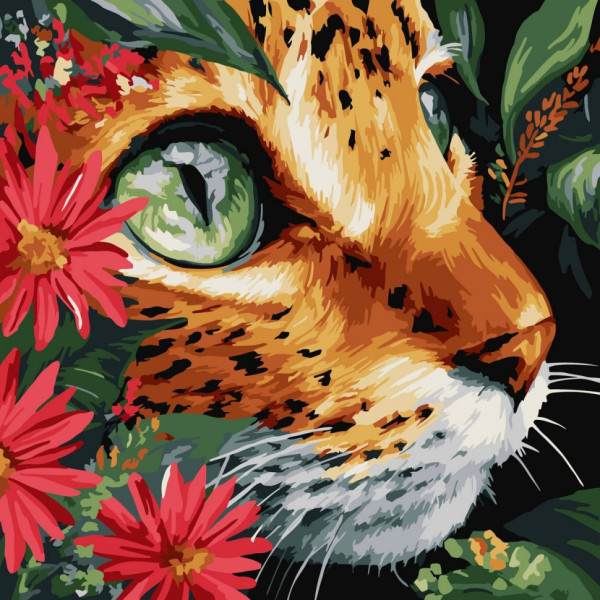 Картина за номерами "Бездонні очі" ©art_selena_ua KHO6792 40х40 см