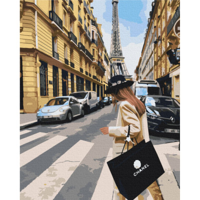 Картина за номерами "Тиждень моди в Парижі" © Tany Moko Brushme BS52887 40x50 см