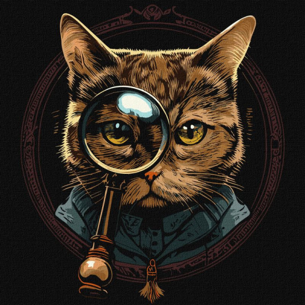 Картина за номерами  "Світ у деталях" ©pravda.dmtr Ідейка KHO4482 40х40 см