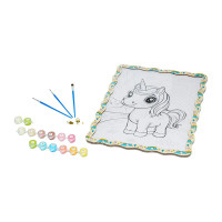 Дитячий набір для розпису по дереву "Милий Єдиноріг" Puz-22950 формат А3