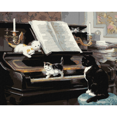 Картина за номерами "Музиканти ©Генрієтта Роннер-Кніп" Ідейка KHO4328 40x50см