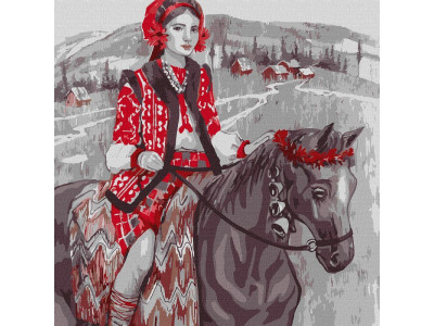 Картина за номерами "Мандрівка рідним краєм" ©Katya Poltavska  KHO2537 40х40 см Ідейка