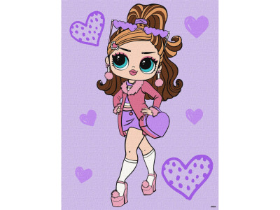 Картина за номерами "L.O.L. Surprise! Tweens Fancy Gurl" KHO6284 30х40 см