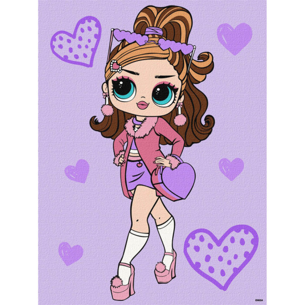Картина за номерами "L.O.L. Surprise! Tweens Fancy Gurl" KHO6284 30х40 см
