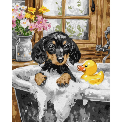 Картина за номерами "День купання" ©art_selena_ua KHO6815 40x50 см