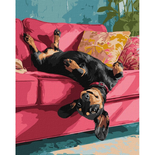 Картина за номерами "Диванна радість" ©art_selena_ua KHO6853 40х50 см