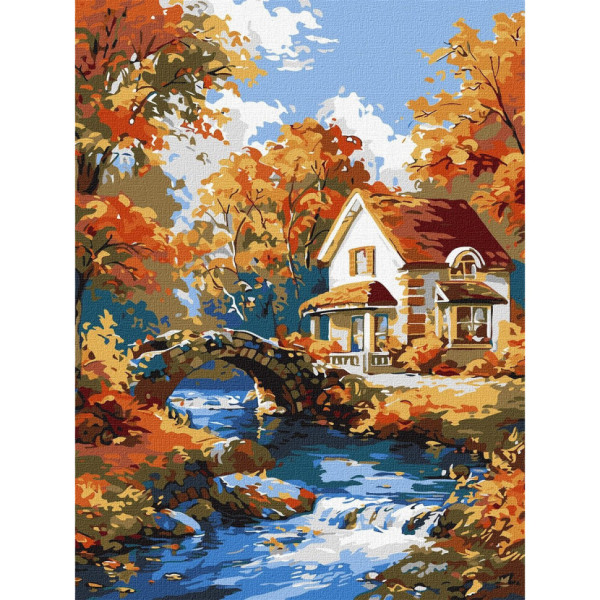 Картина за номерами "Затишок у природі" ©art_selena_ua KHO6354 30х40 см