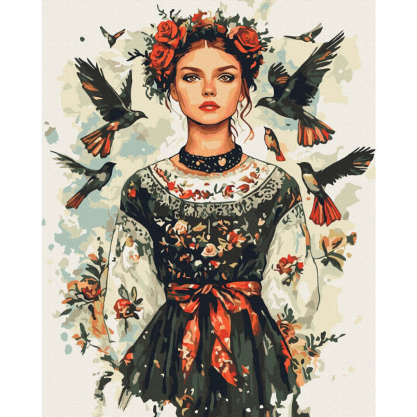 Картина за номерами "Український дух" BS54334 40х50 см