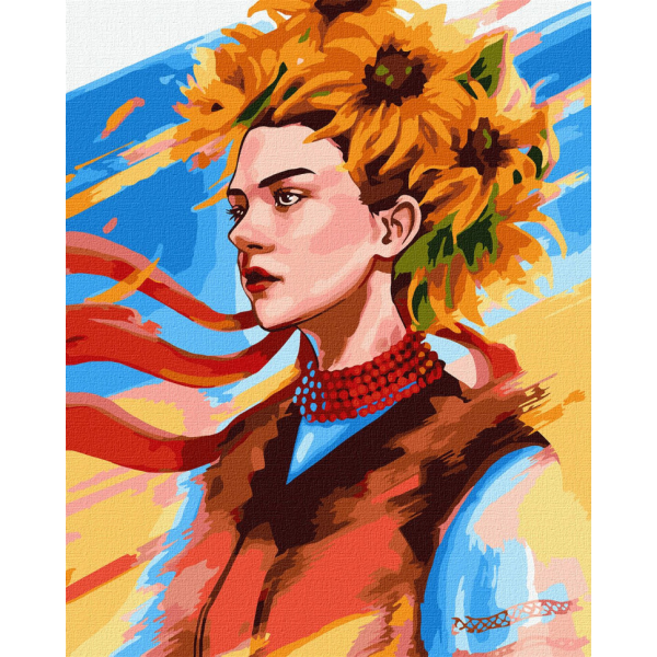 Картина за номерами "Нескорена краса ©yelartie" Ідейка KHO4856 40х50 см Картина за номерами "Нескорена краса ©yelartie" Ідейка KHO4856 40х50 см