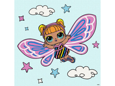 Картина за номерами "L.O.L. Surprise! O.M.G. Fairies Flutterstar" KHO1090 40х40 см