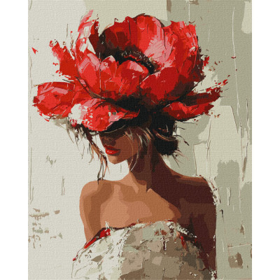 Картина за номерами "Вишуканий бутон" KHO8439 40х50см