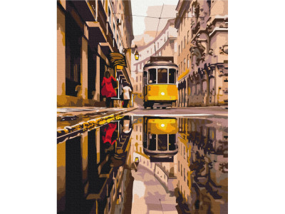 Картина за номерами "Міський трамвай" Brushme BS39849 40x50 см