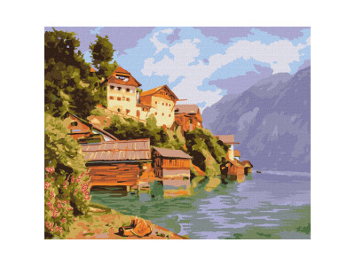 Картина за номерами "Затишна затока" ©Катерина Терещенко Ідейка KHO6311 40х50 см