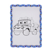 Дитячий набір для розпису по дереву "Пожежна машина" Puz-22954 формат А4