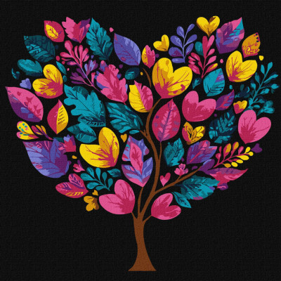 Картина за номерами "Дерево життя" KHO5177 30х30 см