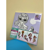 Картина за номерами "L.O.L. Surprise! Mermaids Miss Sea" KHO6263 40х40 см