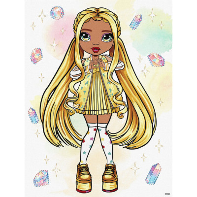Картина за номерами зі стразами "Rainbow High. Sunny" KHO1336 30х40 см
