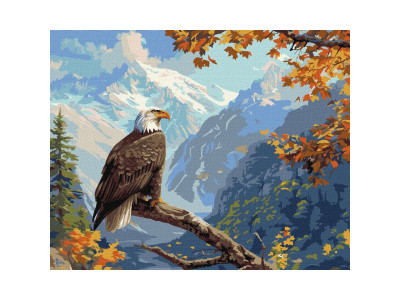 Картина за номерами "Вершинний страж" ©art_selena_ua KHO6649 40х50 см