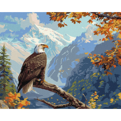 Картина за номерами "Вершинний страж" ©art_selena_ua KHO6649 40х50 см