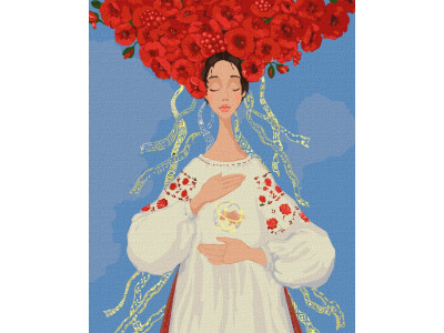 Картина за номерами "Україна що захищає світ" ©Katya Dudnik Ідейка KHO4904 40х50 см