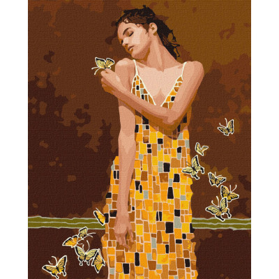 Картина за номерами "В обіймах метеликів" ©tolstukhin artem Ідейка KHO2600 40х50 см