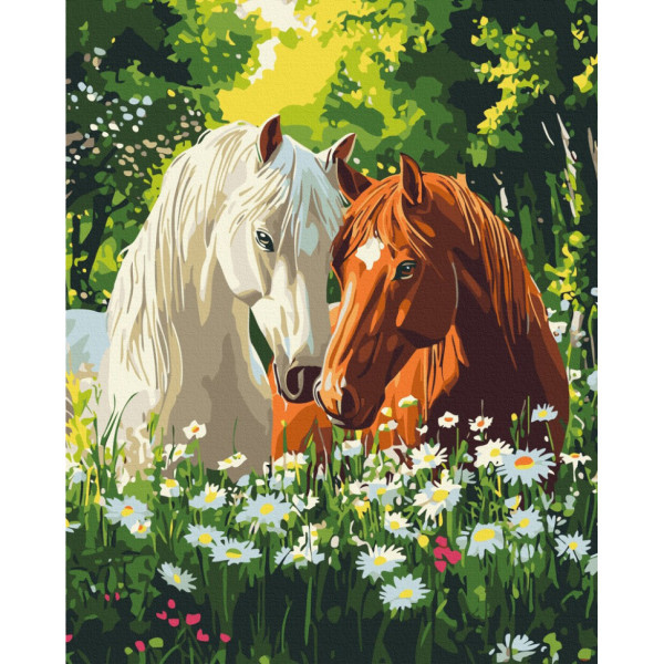 Картина за номерами "Тиша квітучих ранків" BS54425 40х50 см