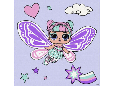 Картина за номерами "L.O.L. Surprise! O.M.G. Fairies Sweetiefly" KHO1091 40х40 см Картина за номерами "L.O.L. Surprise! O.M.G. Fairies Sweetiefly" KHO1091 40х40 см