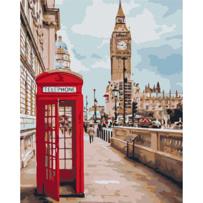 Картина за номерами "Символи Лондона" Brushme BS26716 40x50 см