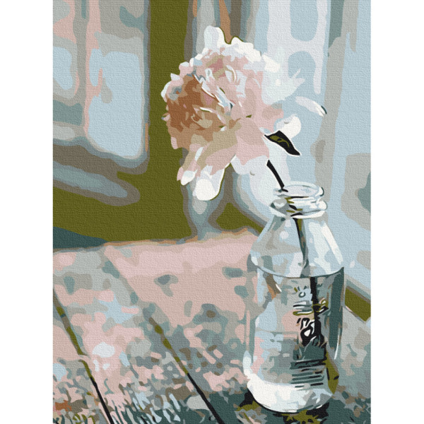 Картина за номерами "Витончений піон" Brushme RBS28245 30х40 см Картина за номерами "Витончений піон" Brushme RBS28245 30х40 см