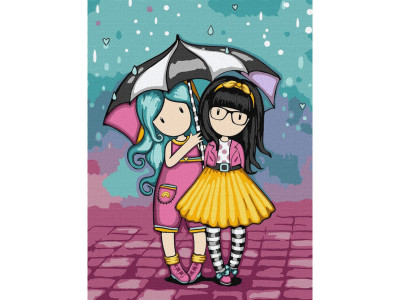 Картина за номерами "Look-Be Kind Santoro Gorjuss Collection" KHO8586 30х40 см