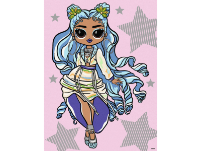 Картина за номерами "L.O.L. Surprise! O.M.G. Fashion show Missy Frost" KHO6273 30х40 см