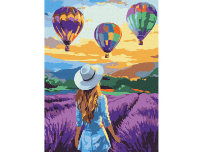 Картина за номерами "Лавандові пригоди" KHO8660 30x40 см