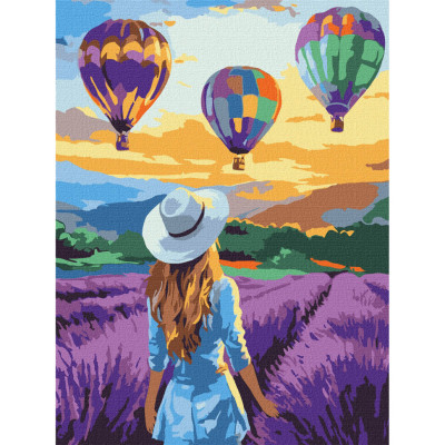 Картина за номерами "Лавандові пригоди" KHO8660 30x40 см