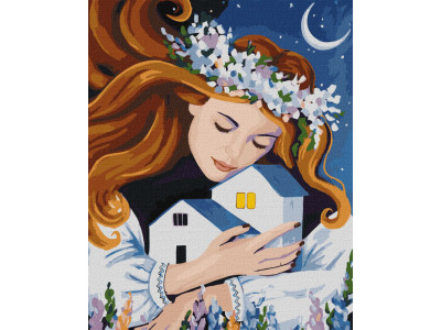 Картина за номерами "Вогні рідної дому" ©O.Salaris Ідейка KHO2602 40x50 см