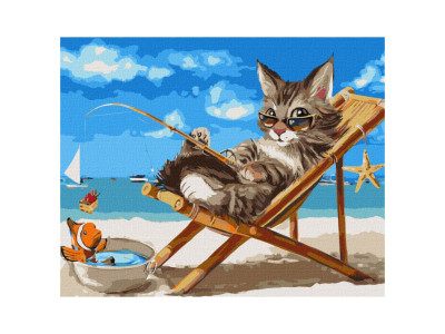 Картина за номерами "Вишукана рибалка" Ідейка KHO4472 40х50 см