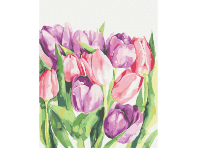 Картина за номерами "Ранкові тюльпани" © Karolina Bundash Brushme BS53939 40x50 см